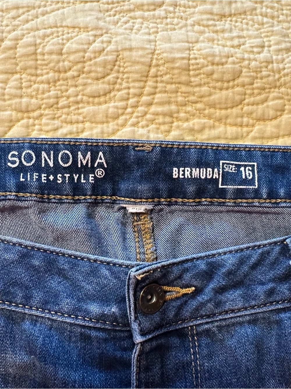 Women’s Sonoma Blue Denim Bermuda Shorts - Picture 3 of 5